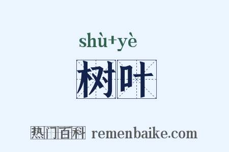 树叶是什么意思的图片